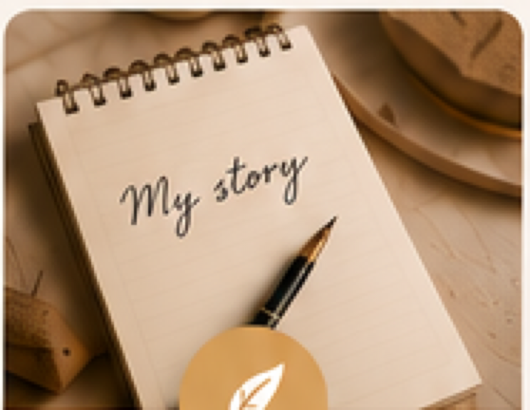 Notebook and pen for personal reflections